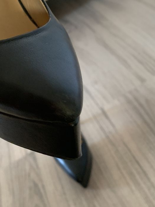 Туфли кожаные 36 р., каблук 13 см