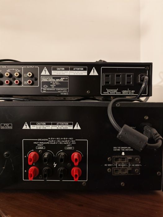 Preamplificator si amplificator Kenwood Basic M2A