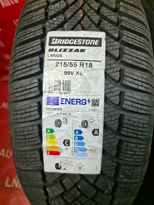 Anvelope de IARNA - 215/55/18 - BRIDGESTONE LM005 - NOI - DOT 2022 !