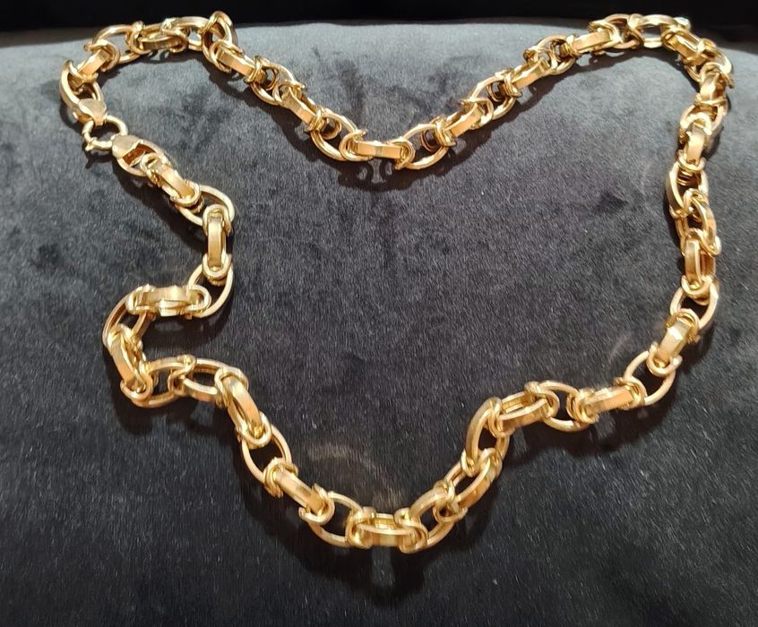 Нов златен ланец 14 карата .