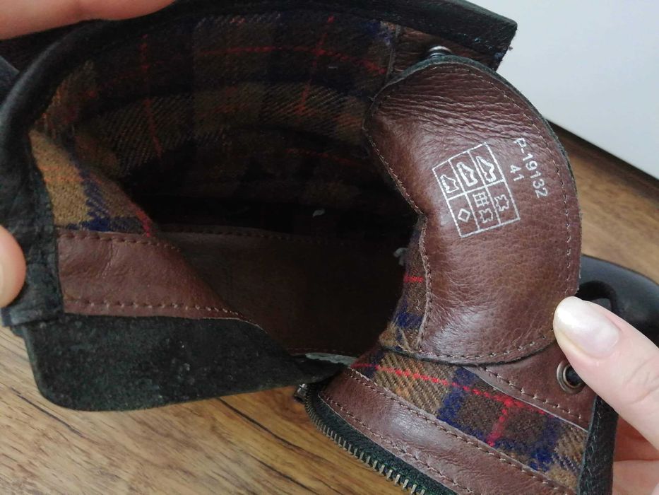 Ghete din piele, culoare - negru