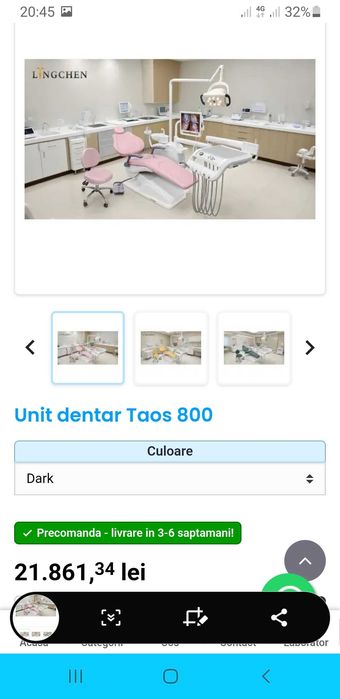 Unit dentar total Taos 800 - calitate- pret mic urgent pret de nimic