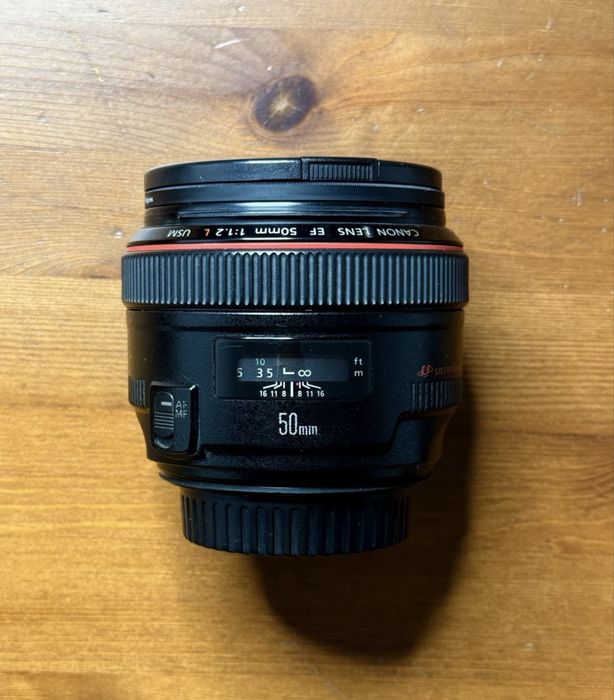 Объектив 50 mm canon 1.2