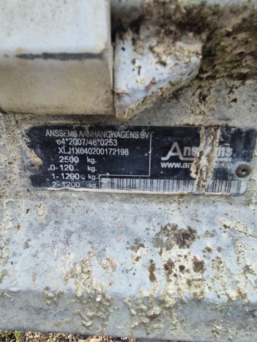 Anssems 2500 kg Belgia