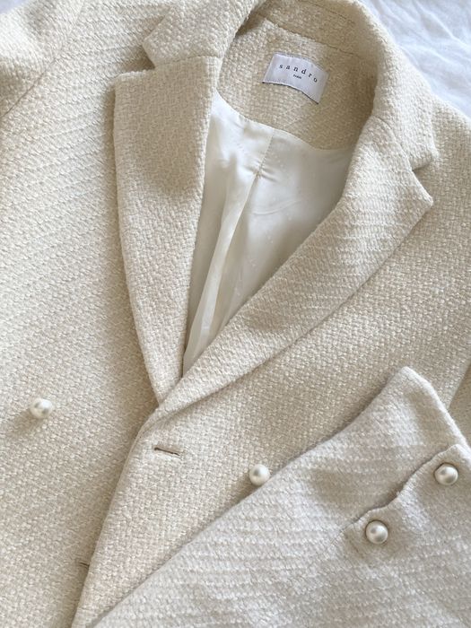 Страхотни комплекти Maje и Sandro - сако и пола букле