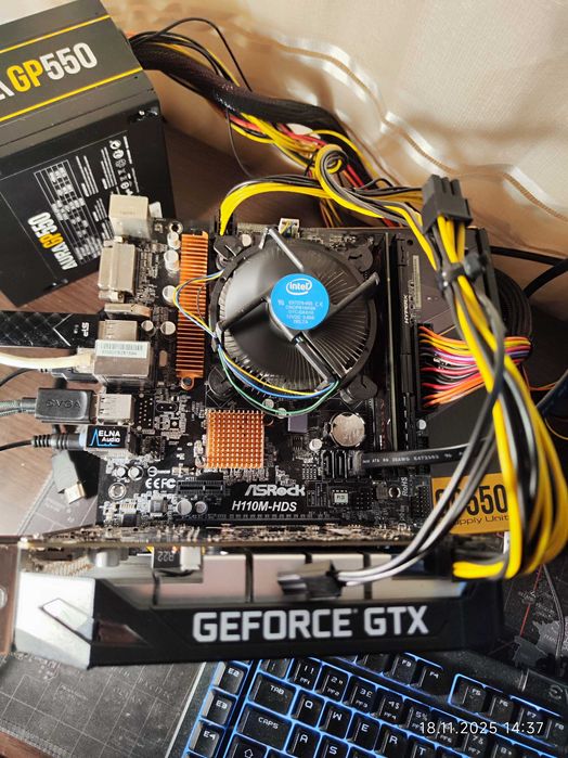 Комплект Intel G4400, Asrock H110M HDS, RAM 4GB DDR4