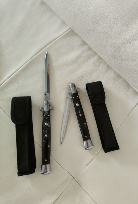 Briceag Italian Stileto 34 cm + Husa, Nou