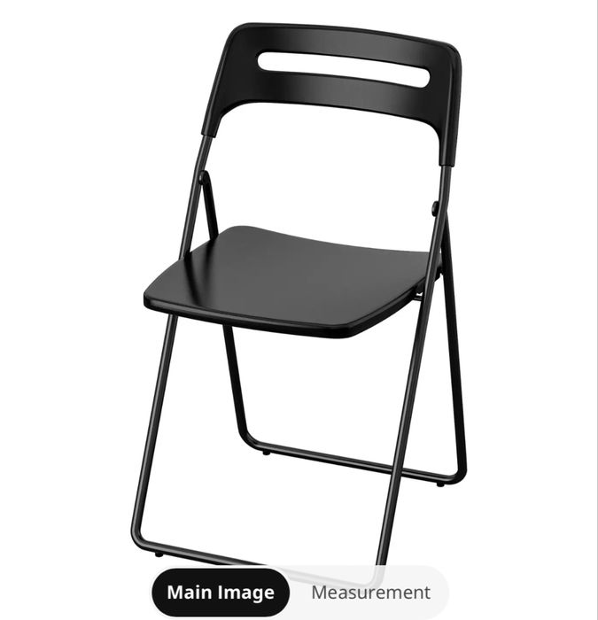 Masă extensibila Ikea cu 6 scaune pliabile și perne