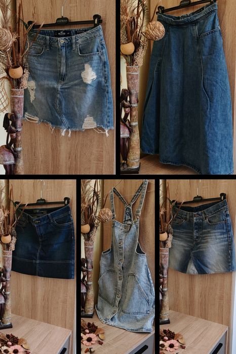 Дънкови поли 5 бр.