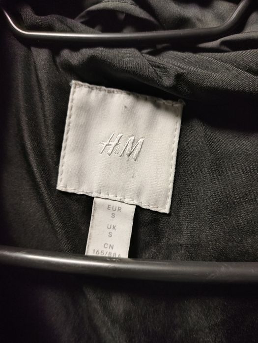 Зимно черно яке H&M, размер S