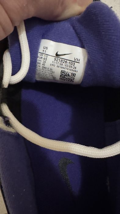 Nike Air max 97 White Black Persian Violet 45