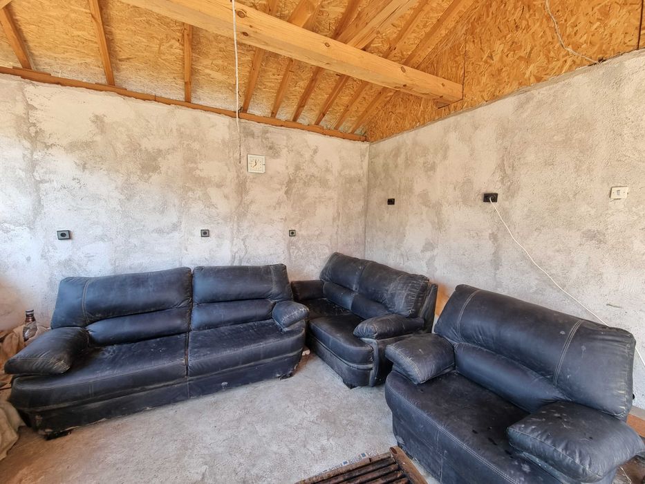 Кожени дивани, двойка, тройка, фотьойл