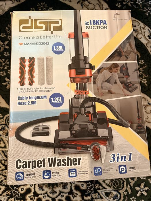 Моющий пылесос DSP kd2042, черный