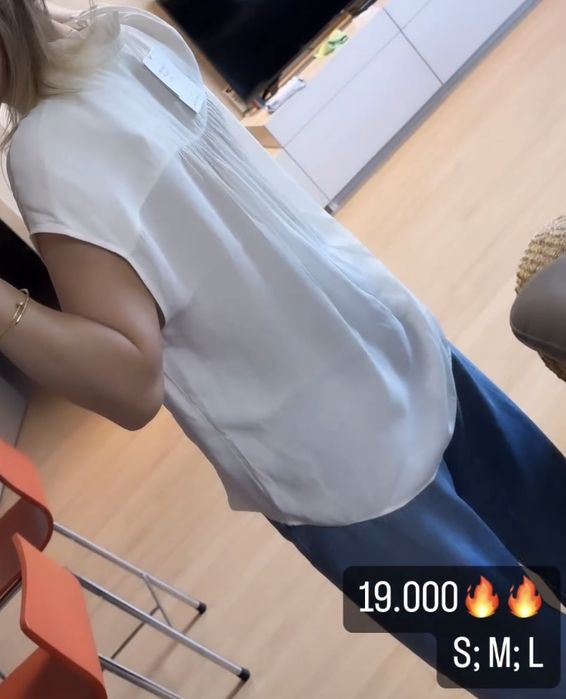 Блуза с рюшами & Other stories размер Л