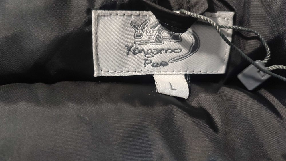 Мъжко яке Kangaroo Poo - размер L - черен камуфлаж