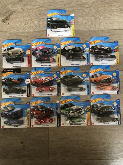 Hot wheels колички Ferrari 5-pack supra bmw mecedes audi hotwheels