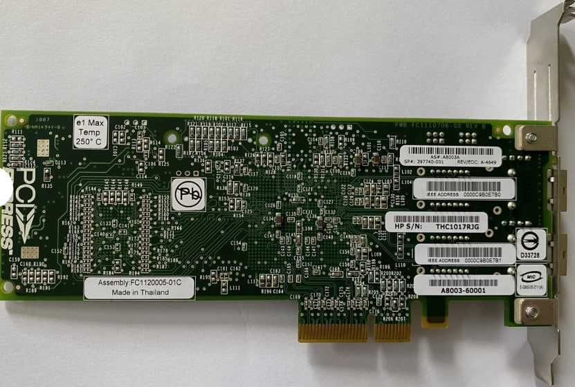 Новые и б/у адаптеры Fibre Channel SAN: Emulex, Qlogic, IBM, HP