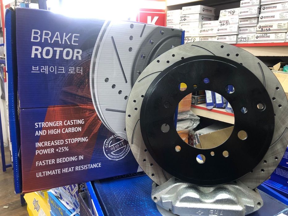 Тормозные диски задние перфорированные на Toyota  Land Cruiser 300