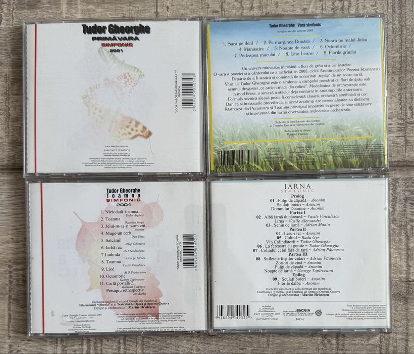Lot 7 cd-uri muzica romaneasca - Tudor Gheorghe