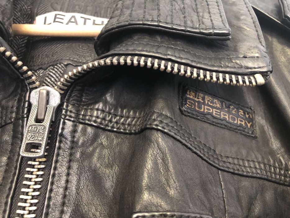 SUPERDRY оригинално мъжко кожено яке