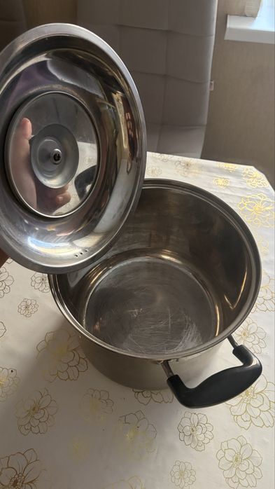 Кастрюля сталь объемная