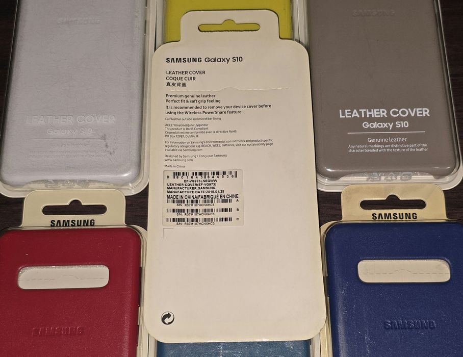 Husa piele originala Samsung Leather Cover Galaxy S10 G973