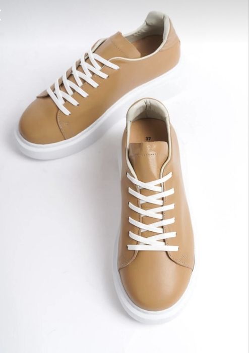 Дамски кецове/сникърси естествена кожа