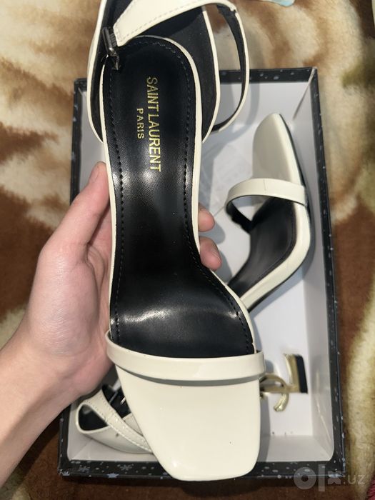 Каблуки YSL, бежевые