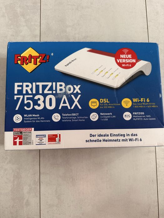 Router wireless Fritz Box 7530 Ax wi-fi 6 Nou