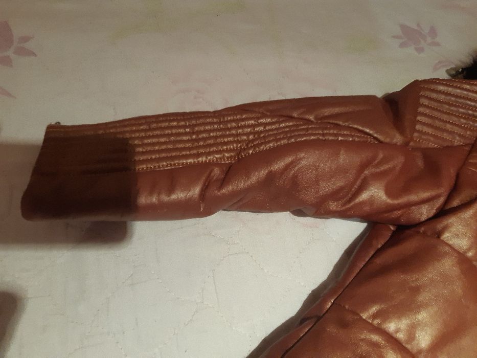 Детско яке от естествена кожа