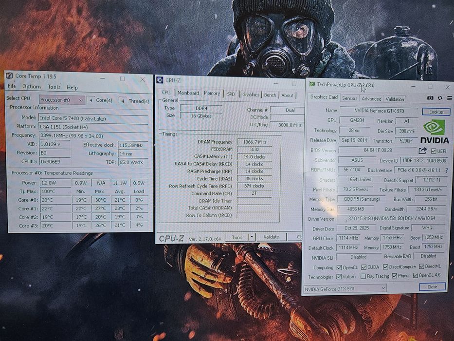 Unitate PC Gaming i5 7400 video 4GB GTX 970 16GB RAM SSD
