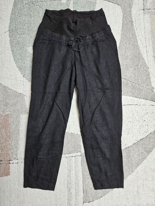 H&M MAMA Pantaloni din amestec de in, marimea S
