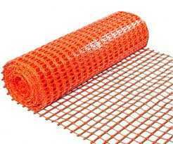 Сетка-ограждения аварийная пластиковая, оранжевая
