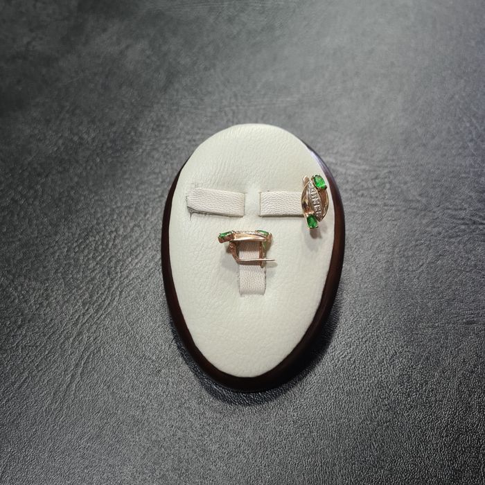 Серьги Золотые с Бриллиантами Киев