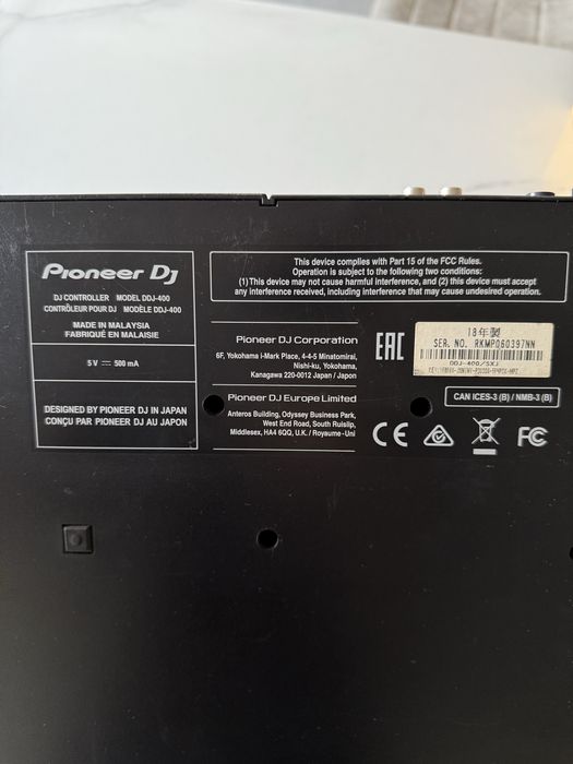 Контроллер Pioneer DDJ-400