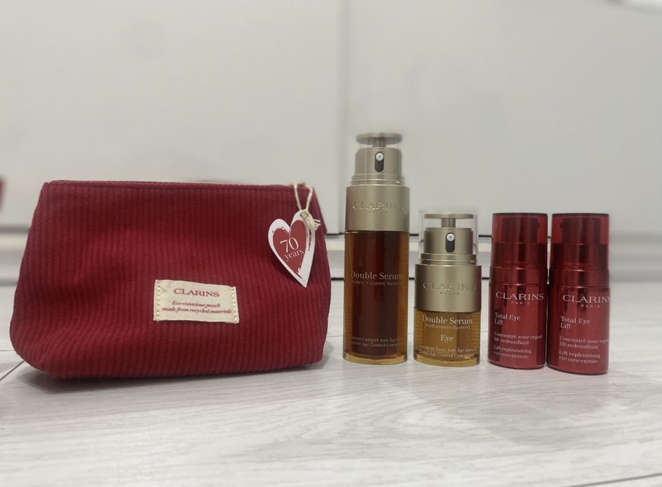 Clarins, Dior, Estee , kit ingrijire, crema zi/noapte /Drunk