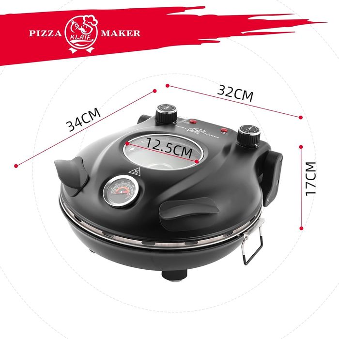 Електрическа пещ за пица 420°С с керамична плоча - чисто нова