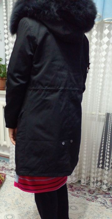 Парка с натуральным мехом