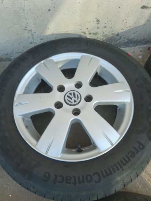 Оригинални алуминиеви джанти Vw 15 цола 5х112 Летни гуми