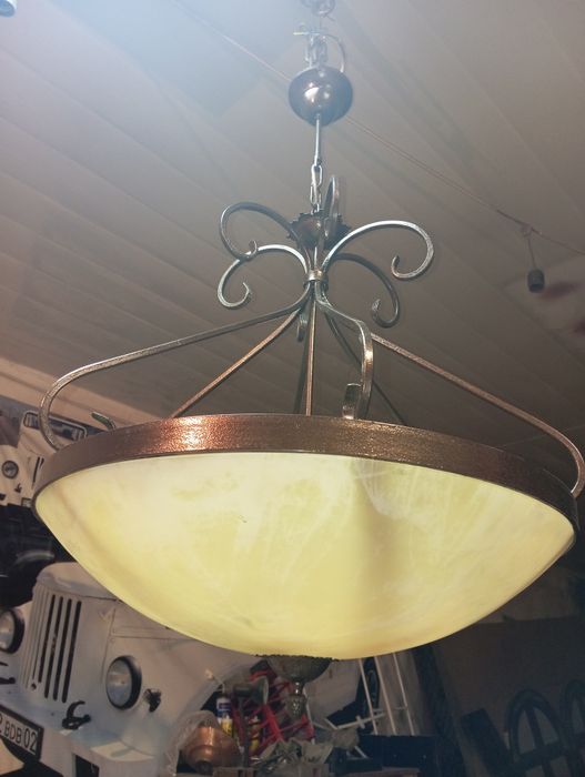 Кованая  люстра новая