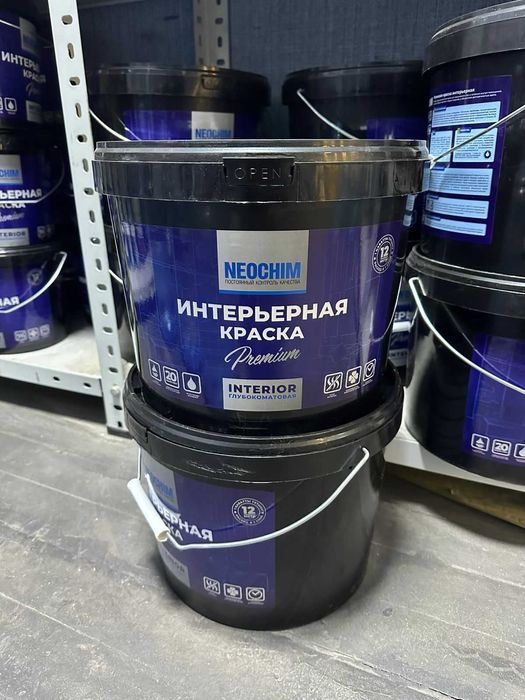 Интерьерная краска для стен и потолков