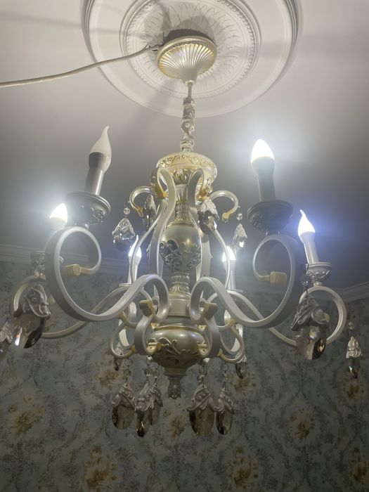 Люстры бу хорошее состояние.  Тяжелые