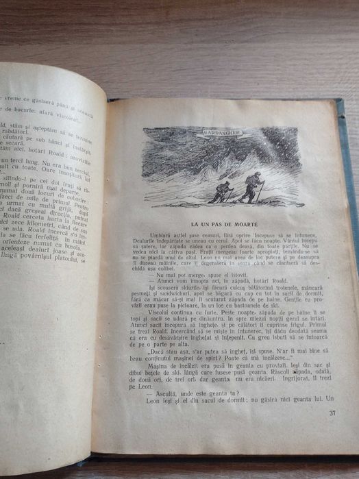 Carte Roald Amundsen din 1949 tiraj 8000 exemplare