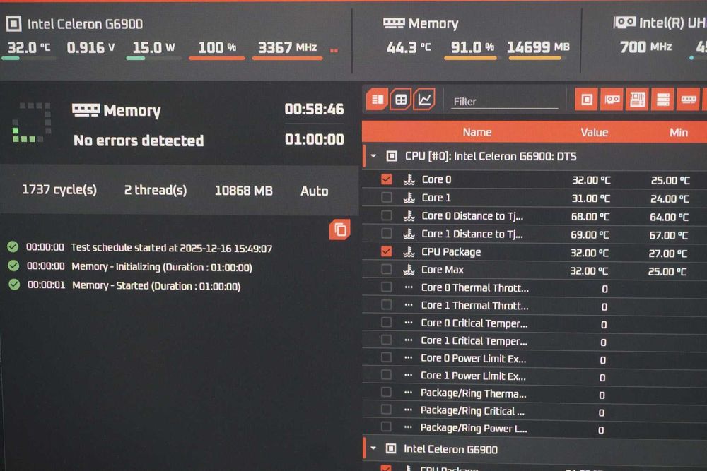 16GB 2x8 RAM DDR4 3600 MT's CL 16 G.Skill Trident Z Neo RGB / Вкл.ДДС