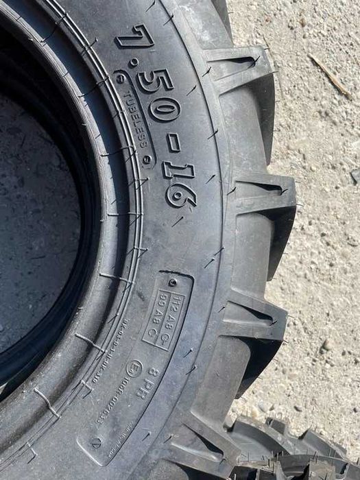 7.50-16 Anvelope noi BKT de tractiune 8PR livrare rapida