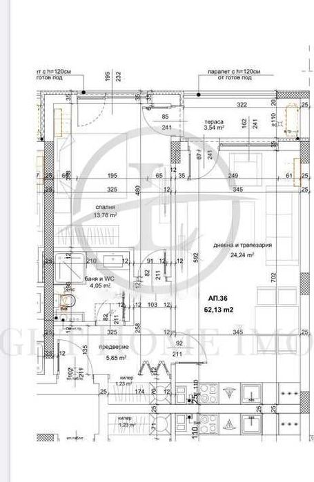 Продава се Двустаен апартамент в Пловдив, Тракия - 73 кв.м за 1850 €/кв.м - Снимка #8