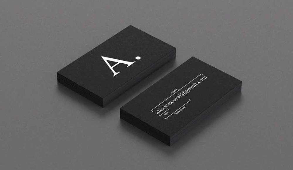 VIZITKA Alyumin listdan premium klass