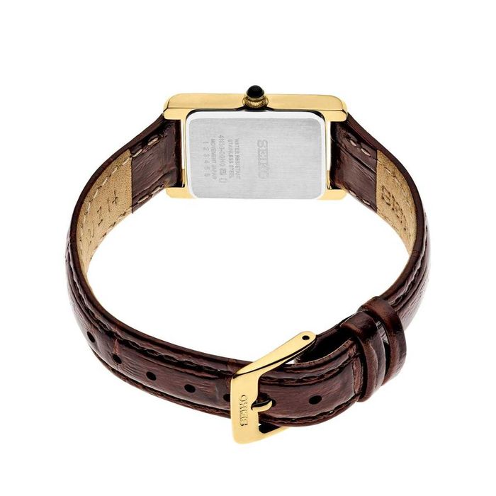 Seiko Essentials Lady Tank Champagne Dial SWR066