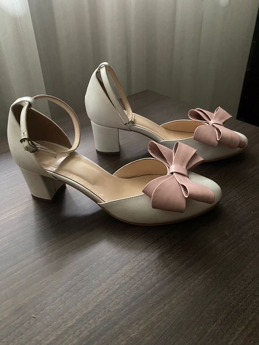 Pantofi piele mireasa