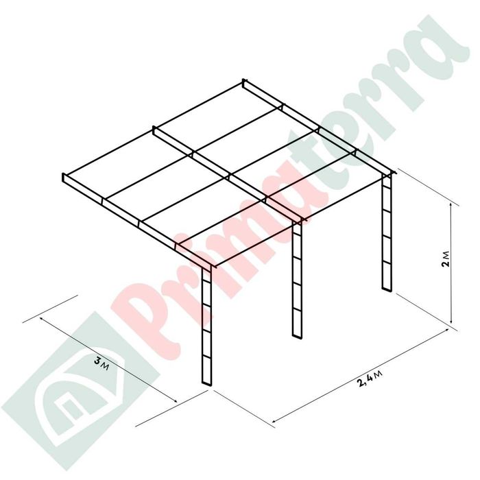 Навес за тераса Primaterra Monza